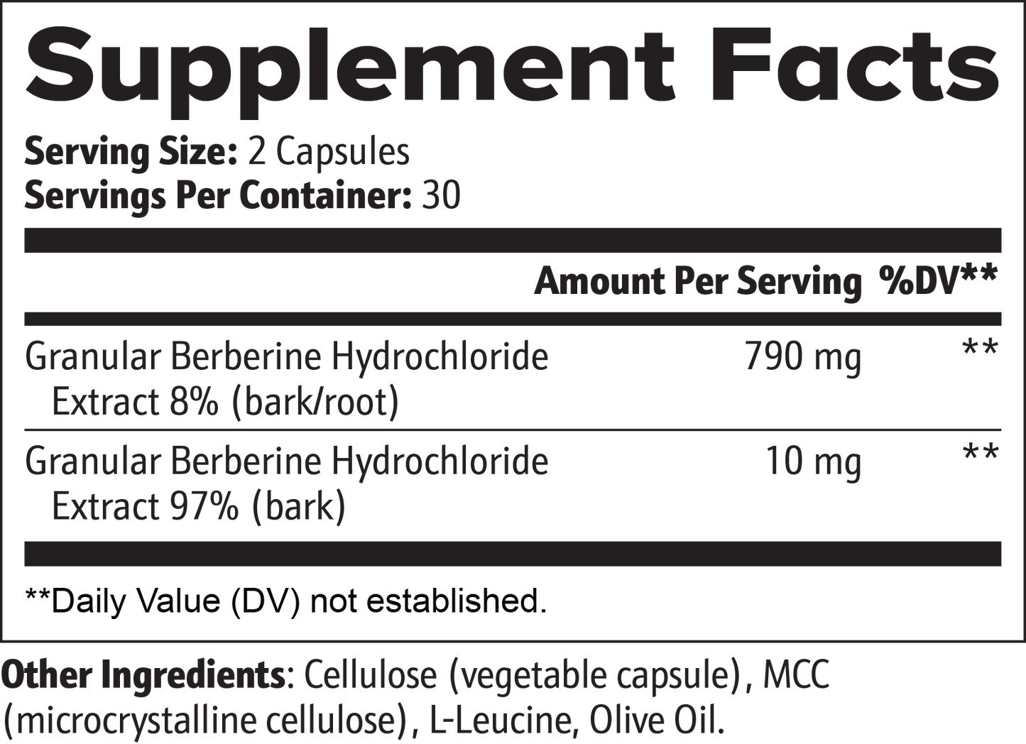 Organic Berberine Extract
